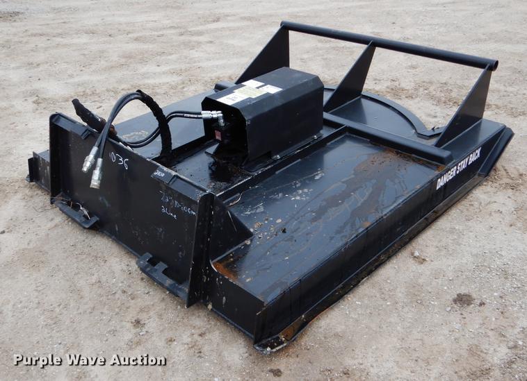 Skid steer rotary mower in Rutledge, MO Item DE8278 sold Purple Wave