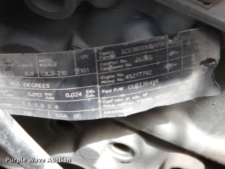 image for item DE8288 1996 Ford F800 bucket truck