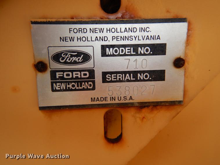 image for item DE8309 Ford 710 leaf loader