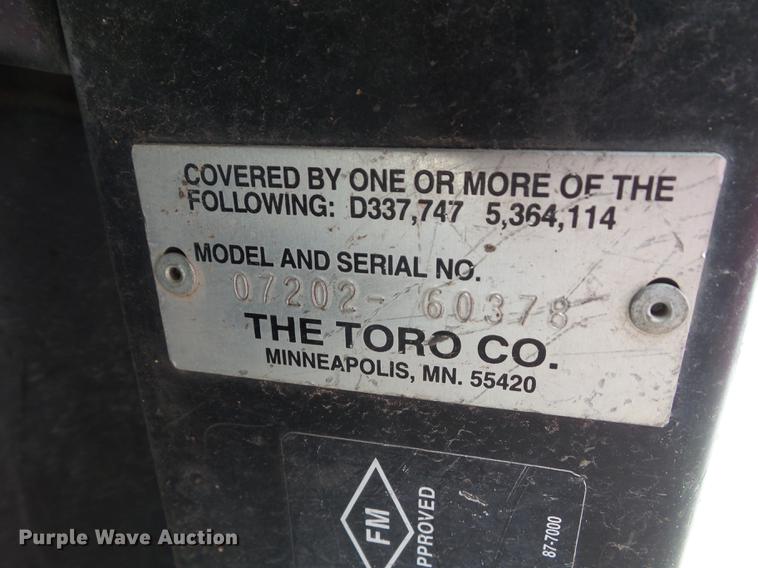 image for item DF0750 1996 Toro Workman 3200 utility vehcicle