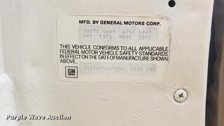 image for item DF3415 1975 Chevrolet Corvette