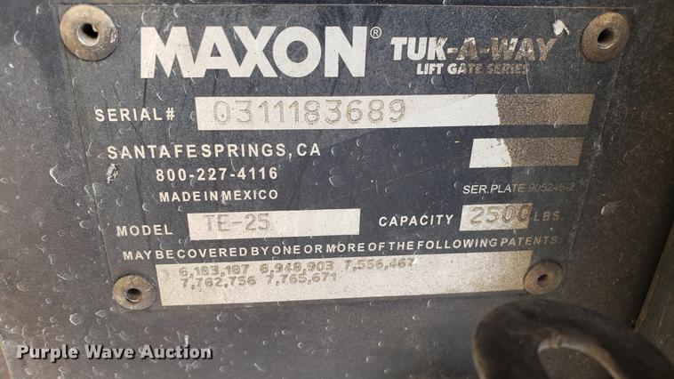 image for item DF3429 2012 International DuraStar 4300 box truck