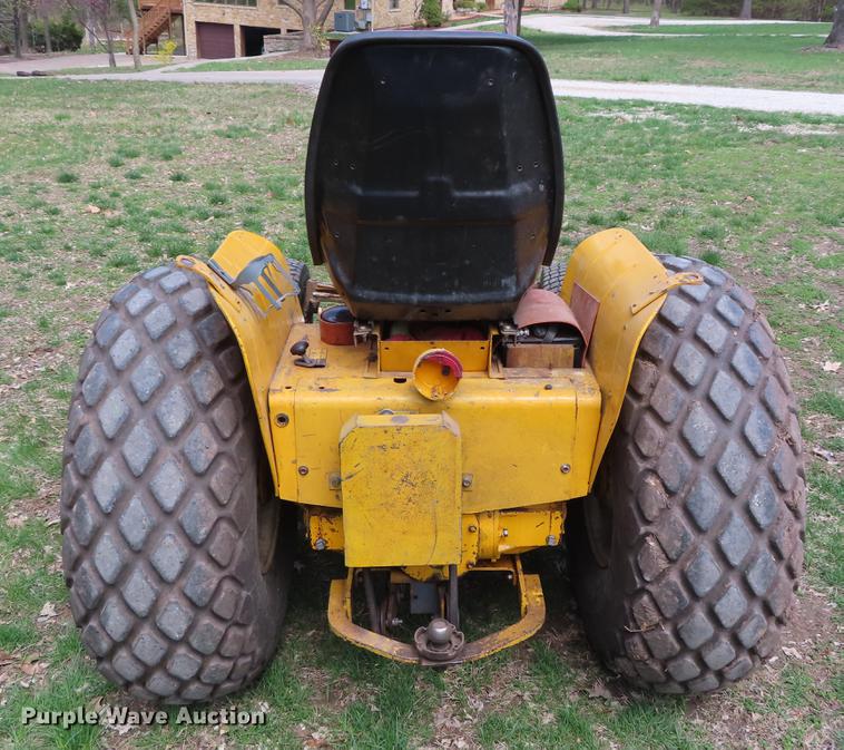 image for item DF7792 1972 International 154 Cub Lo-Boy tractor with mower