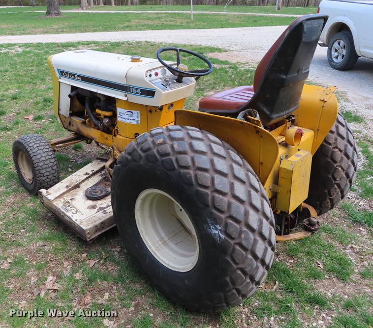 image for item DF7792 1972 International 154 Cub Lo-Boy tractor with mower