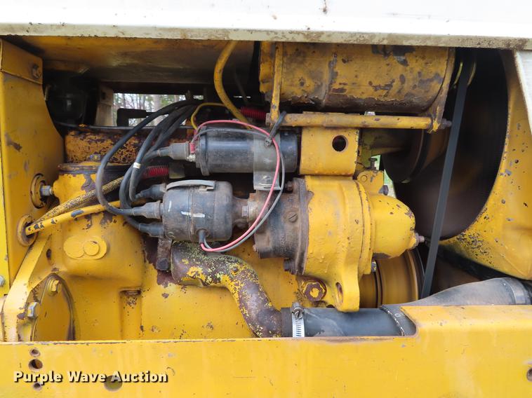 image for item DF7792 1972 International 154 Cub Lo-Boy tractor with mower