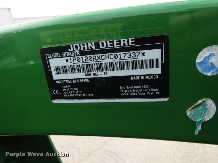 image for item DF7942 2018 John Deere 1023E MFWD tractor