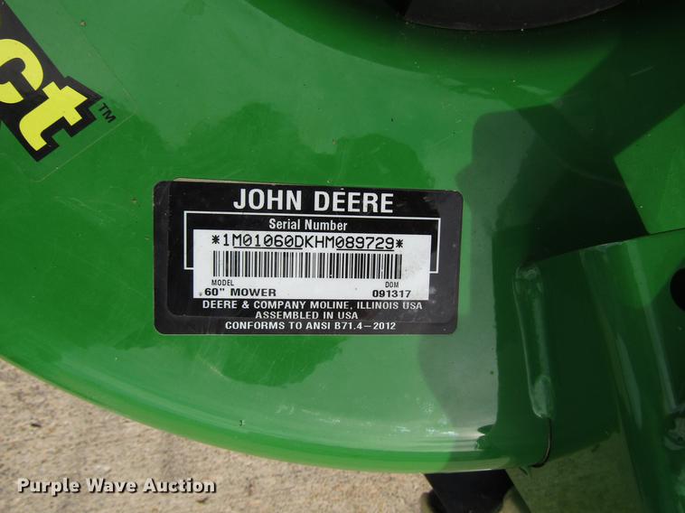 image for item DF7942 2018 John Deere 1023E MFWD tractor