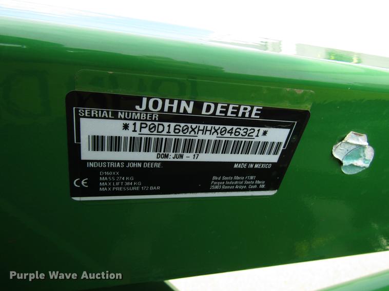 image for item DF7943 2017 John Deere 3025E MFWD tractor