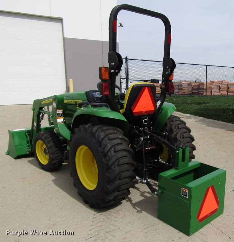image for item DF7943 2017 John Deere 3025E MFWD tractor