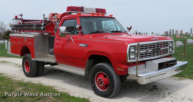 image for item DG3964 1979 Dodge Ram Power Wagon 400 Mini Attack pumper fire truck