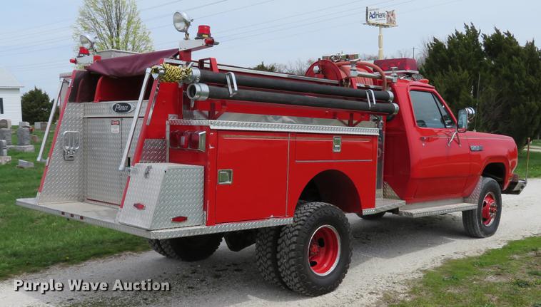 image for item DG3964 1979 Dodge Ram Power Wagon 400 Mini Attack pumper fire truck