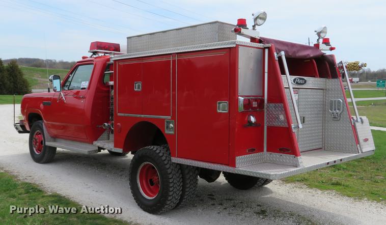 image for item DG3964 1979 Dodge Ram Power Wagon 400 Mini Attack pumper fire truck
