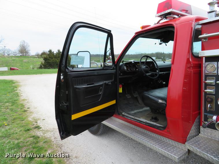 image for item DG3964 1979 Dodge Ram Power Wagon 400 Mini Attack pumper fire truck