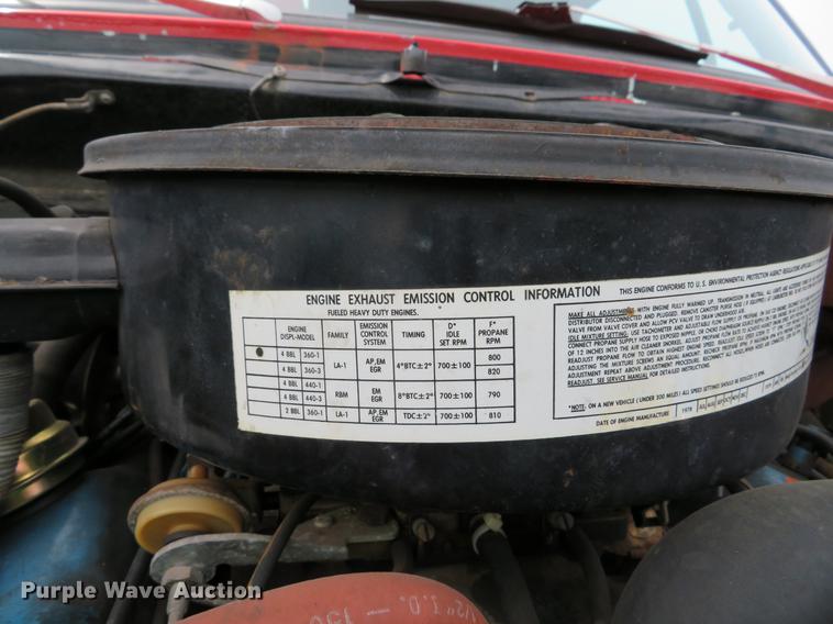 image for item DG3964 1979 Dodge Ram Power Wagon 400 Mini Attack pumper fire truck