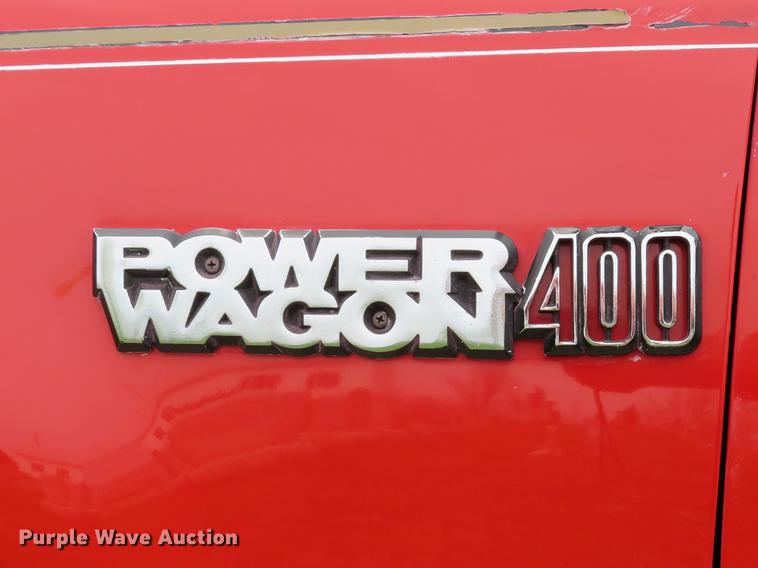 image for item DG3964 1979 Dodge Ram Power Wagon 400 Mini Attack pumper fire truck