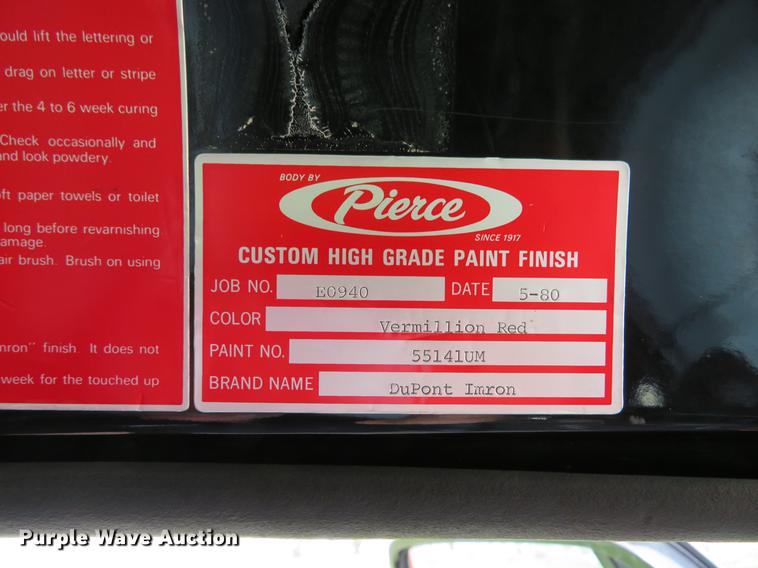 image for item DG3964 1979 Dodge Ram Power Wagon 400 Mini Attack pumper fire truck