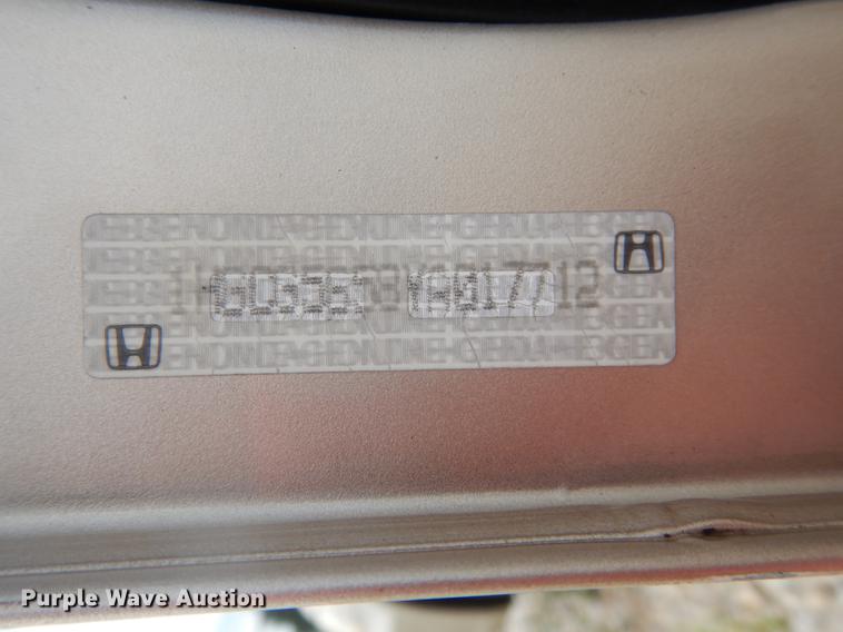 image for item DK9809 2000 Honda Accord