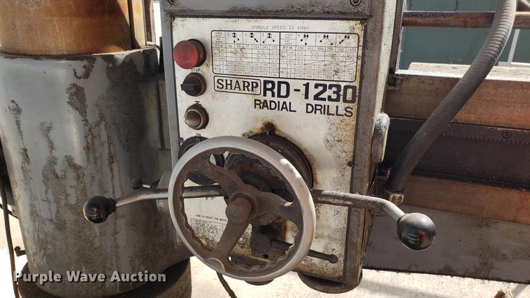 image for item EN9870 Sharp RD-1230 radial drill press
