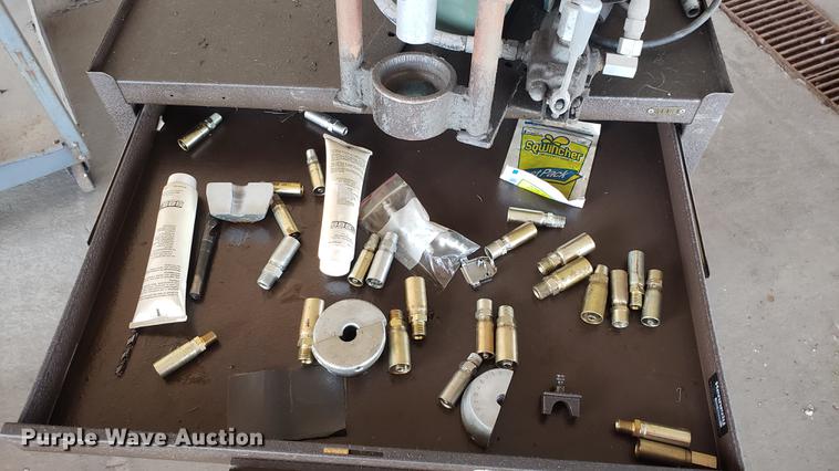 image for item EN9872 John S Barnes Corp hydraulic hose press