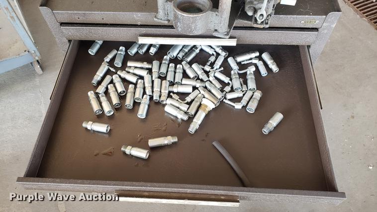 image for item EN9872 John S Barnes Corp hydraulic hose press