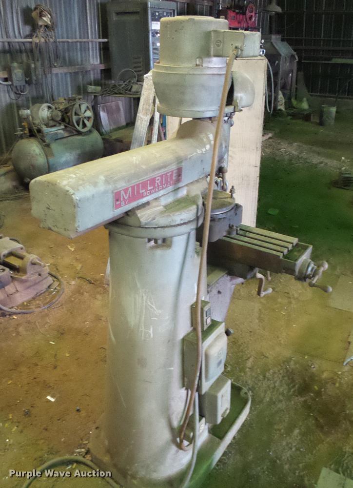 Powermatic Millrite MVN lathe in Woodward, OK Item EQ9068 sold