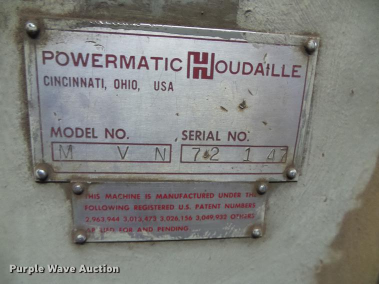 Powermatic Millrite MVN lathe in Woodward, OK Item EQ9068 sold