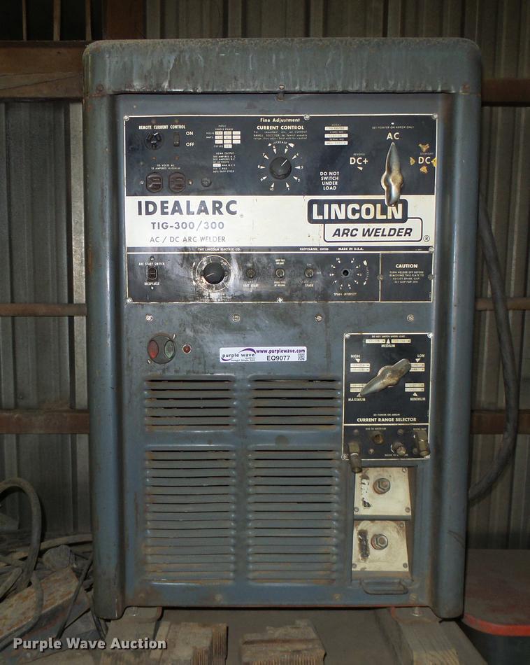 image for item EQ9077 Idealarc TIG-300/300 AC/DC arc welder