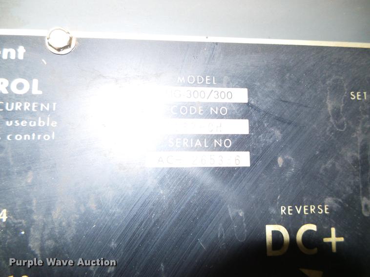 image for item EQ9077 Idealarc TIG-300/300 AC/DC arc welder