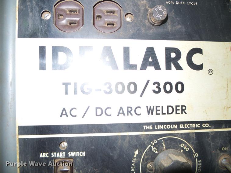 image for item EQ9077 Idealarc TIG-300/300 AC/DC arc welder