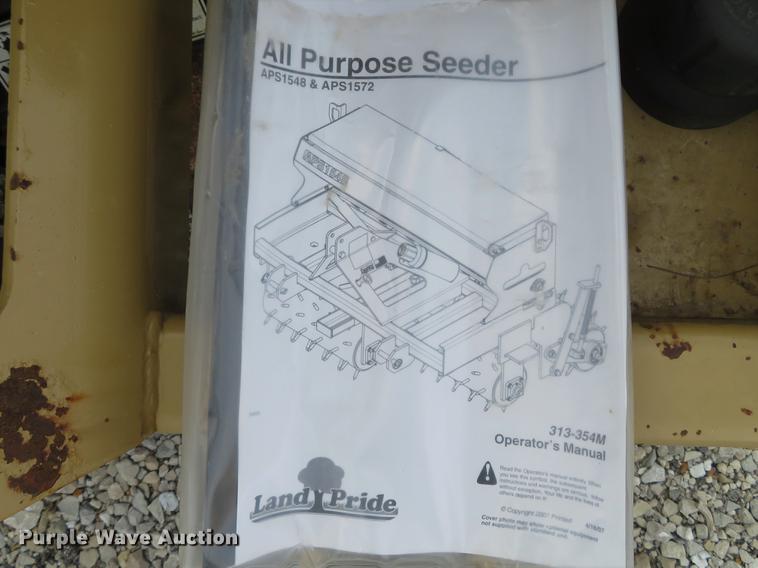 image for item EV9593 Land Pride APS1548 all purpose seeder