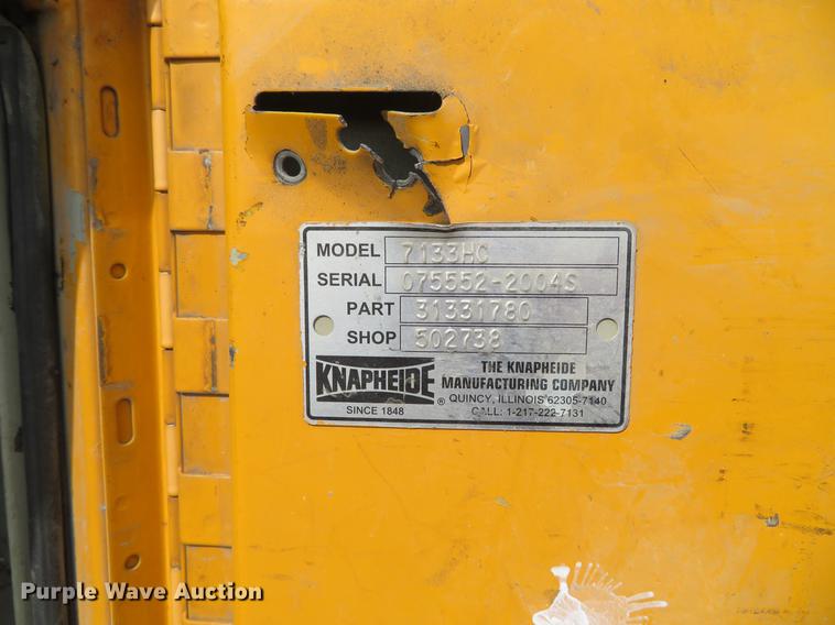 image for item EV9594 Knapheide 7133HC utility bed