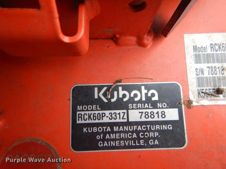 image for item EV9764 Kubota ZD331LP ZTR lawn mower