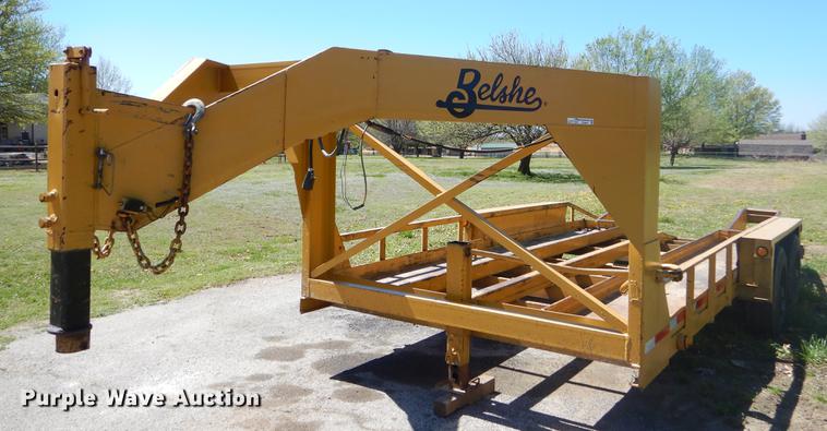 image for item EZ9997 2005 Belshe equipment trailer