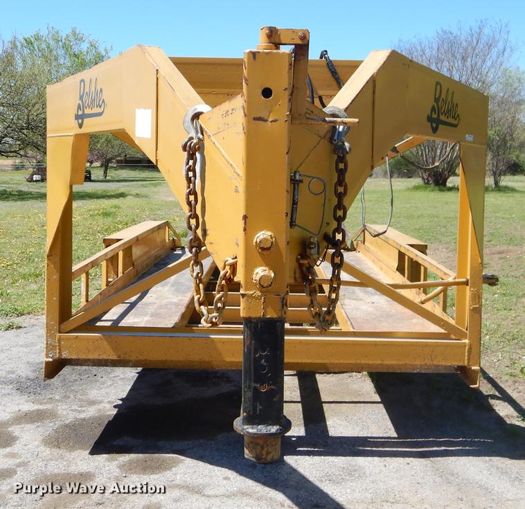 image for item EZ9997 2005 Belshe equipment trailer
