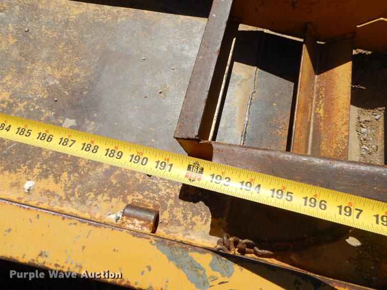 image for item EZ9997 2005 Belshe equipment trailer