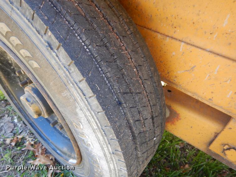 image for item EZ9997 2005 Belshe equipment trailer