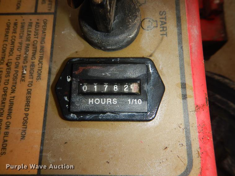 image for item FK9128 2010 County Clipper SR1205 ZTR lawn mower