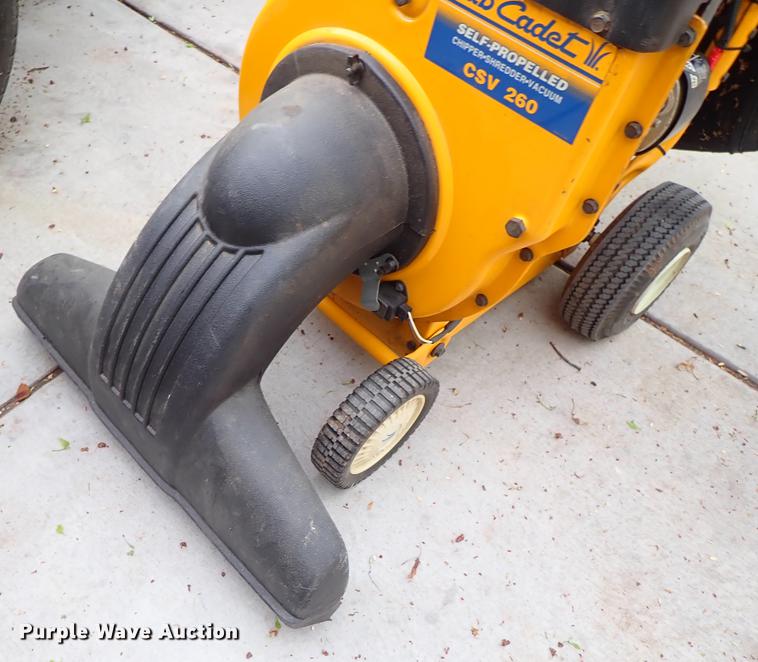 image for item FL9715 Cub Cadet CSV260 chipper/shredder/vacuum