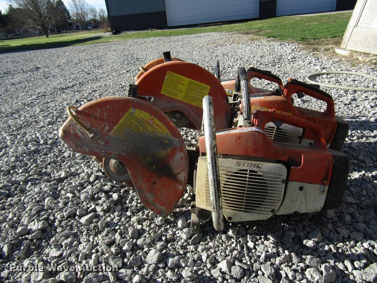 image for item FO9264 (4) Stihl TS400 concrete saws