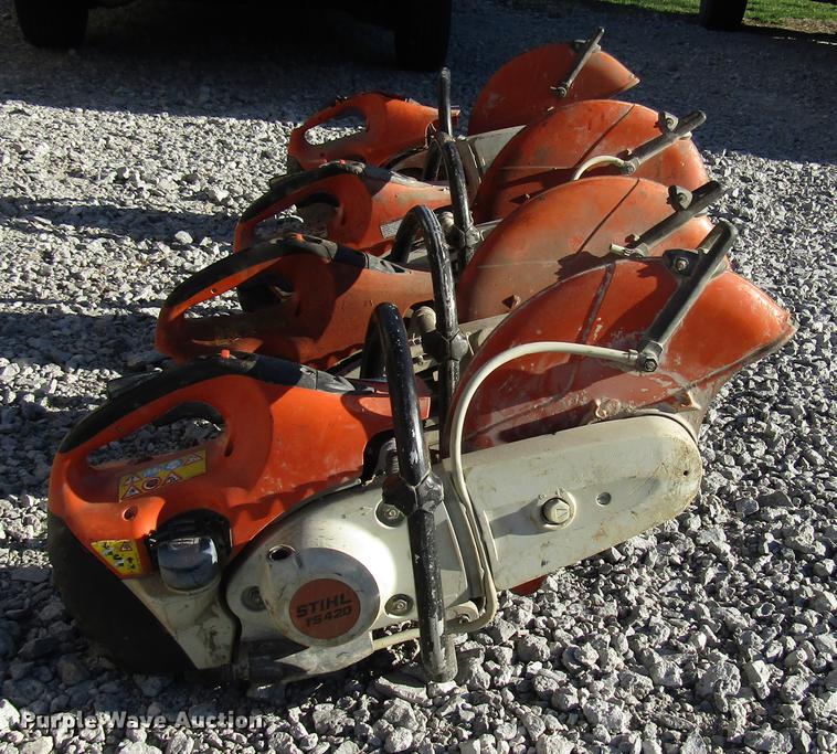 image for item FO9265 (4) Stihl TS550 concrete saws