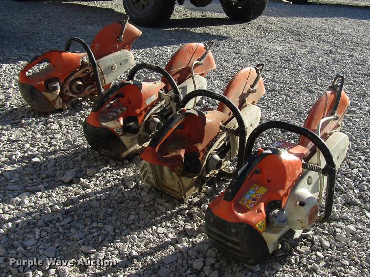image for item FO9265 (4) Stihl TS550 concrete saws