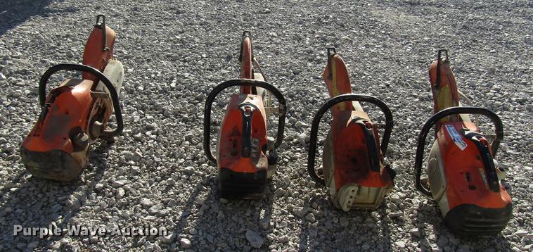 image for item FO9265 (4) Stihl TS550 concrete saws