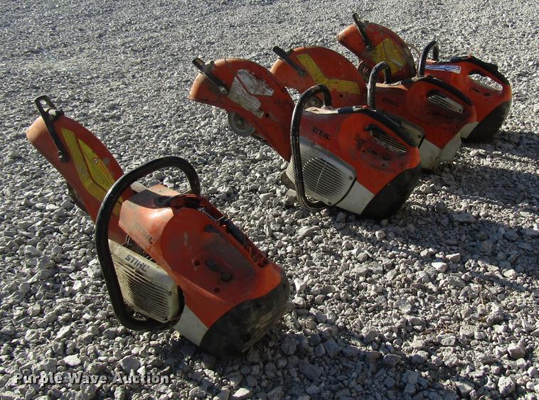 image for item FO9265 (4) Stihl TS550 concrete saws