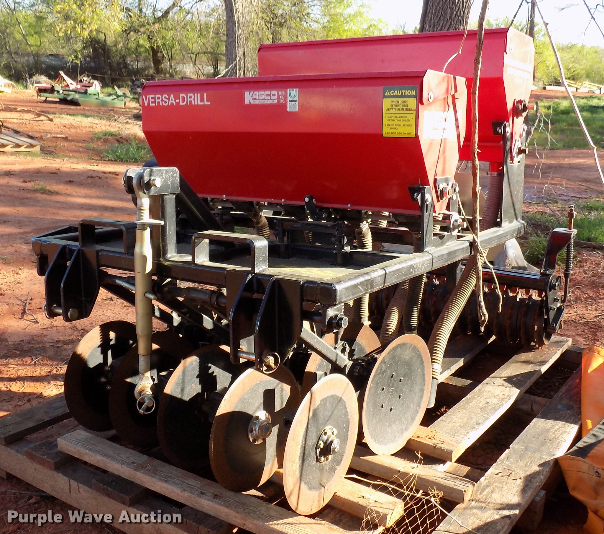 Kasco KVGT489 notill grain drill in Midwest City, OK Item DF4465