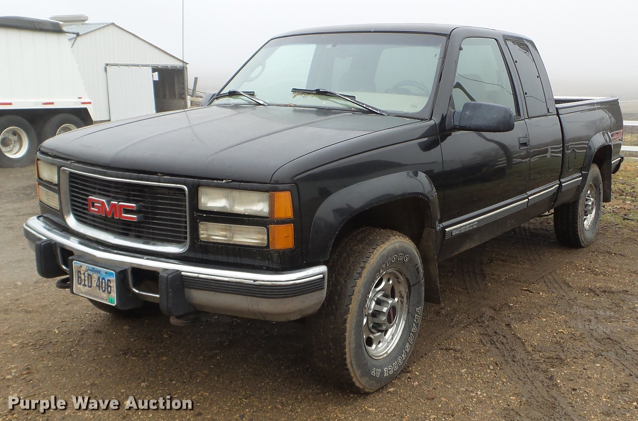 1996 Gmc Sierra 2500 Ext Cab Pickup Truck In Chancellor Sd Item Ej9073 Sold Purple Wave