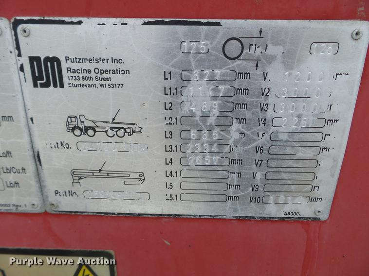 image for item DC4645 1996 Mack MR688S pump truck