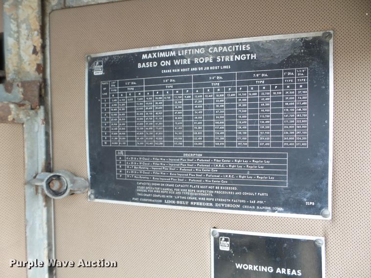 image for item DC4670 1976 Link Belt LS-98A crane