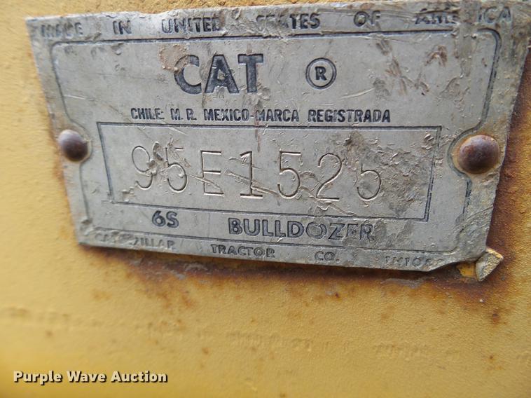 image for item DC4672 1965 Caterpillar D6C dozer