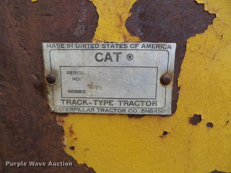 image for item DC4675 1968 Caterpillar D9G dozer