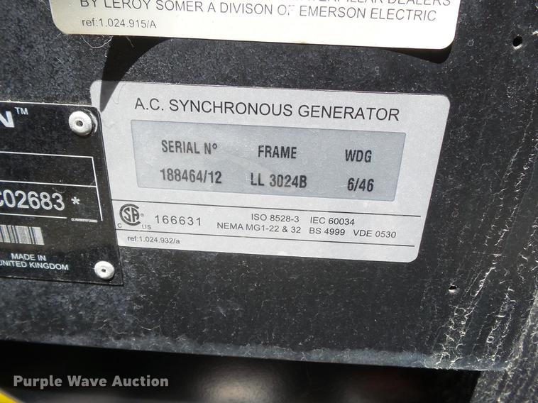 image for item DD2285 2006 Olympian G80F3 generator